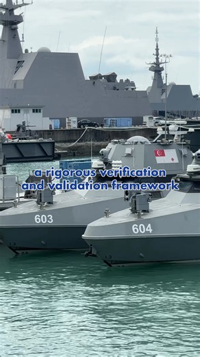 🚢 Patrolling the seas, redefining autonomy. Meet the new Maritime Security USV. #DSTA #DefenceScienceAndTechnologyAgency #MaritimeSecurity | DSTA Defence Science and Technology Agency