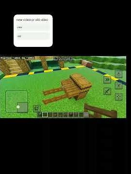 how to build a cart #minecraft #like #subscribe #minecraftbuilding