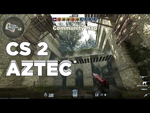 Counter strike 2 Aztec* Gameplay (Community Map)