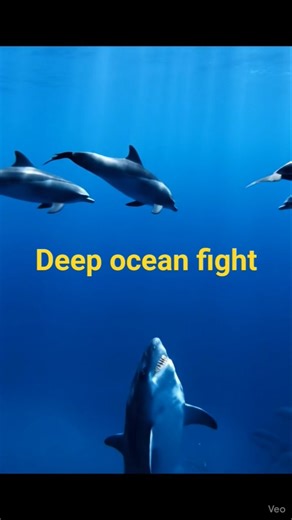 Big Shark Attack on Dolphin ।😱🦈Deep ocean fight। between a giant shark and a dolphin।