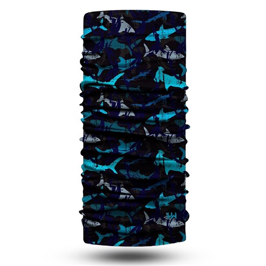 Shark Camo Neck Gaiter, Blue Water Fishing Mask, UV Protection Bandana - Etsy