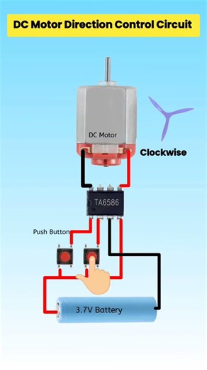 DC Motor Direction Control Circuit