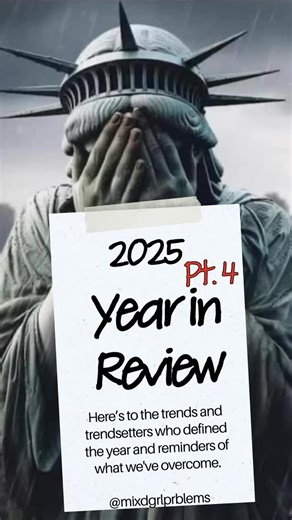 Mixed Girl Problems | happy last #mixedgirlmonday of 2025! here's part 4 of my year in review! spring had us sprung for protesting this horrible administration... | Instagram