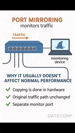 Port Mirroring Monitor Without Disrupting. Check the comments for more details👇👇👇 | Gate Corp.