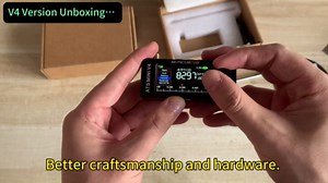 Upgraded ATS MINI V4B Radios with Plastic Casing, SI4732 Pocket Shortwave Radio, Portable AM/FM/LSB/USB Full Band Receiver, with Built-in Headphone Amplifier, Speaker and Hi-Z