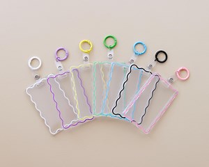 Acrylic Photocard Holder Keychain: Colorful ID Badge Holder - Etsy Australia