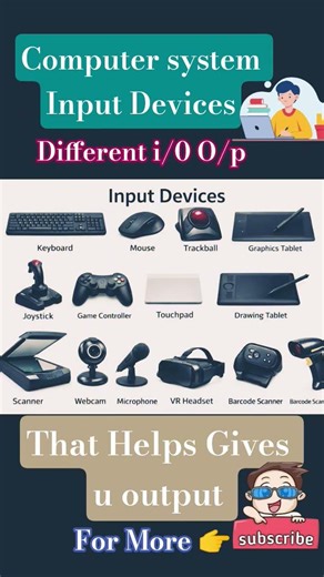 🏆 Most Important Input Devices | Computer Awareness knowledge #trendingshorts#viral #shorts#inputout