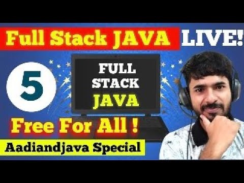 JAVA FULL STACK FREE For ALL | Variables and Datatypes in JAVA | aadiandjava |