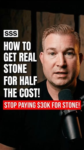 How to Get a $30K Stone Look for a Fraction of the Cost! 💸🏡