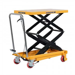 [Hot Item] 1500mm 1.5m 350 Kg Load Capacity Manual Double Scissors Hydraulic Lifting Table