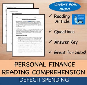 Deficit Spending - Personal Finance & Economics - Reading Comprehension