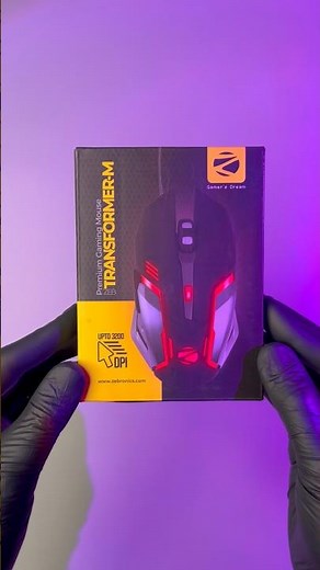ZEBRONICS Transformer M with a High-Performance Gold-Plated USB Mouse | Gaming mouse