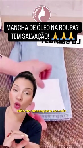 MANCHA DE ÓLEO NA ROUPA? TEM SALVAÇÃO!
