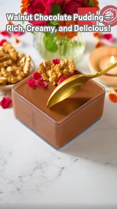 Walnut Chocolate Pudding — Rich, Creamy, and Delicious!