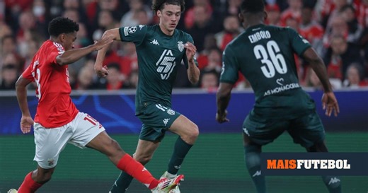 Champions: Benfica-Mónaco, 3-3 (resultado final) | MAISFUTEBOL