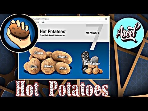 Hot Potatoes - Tutorial - (JQuiz - JMatch - JMix - JCloze + The Masher) شرح
