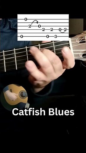 Catfish Blues Easy Blues Guitar Tutorial
