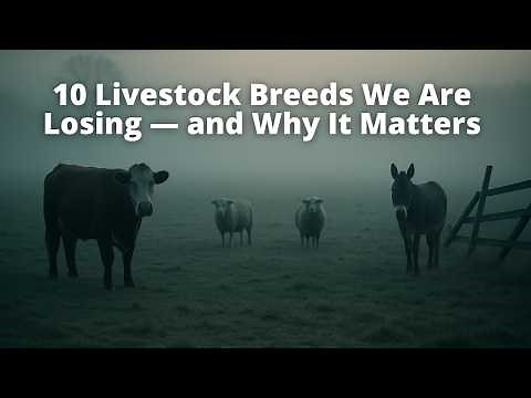 10 Livestock Breeds We Are Losing — and Why It Matters