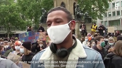 Tausende Menschen protestieren in Deutschland gegen Rassismus