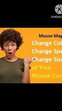 How to Change the Mouse Cursor Color, Size & Speed #computereducation #mouse