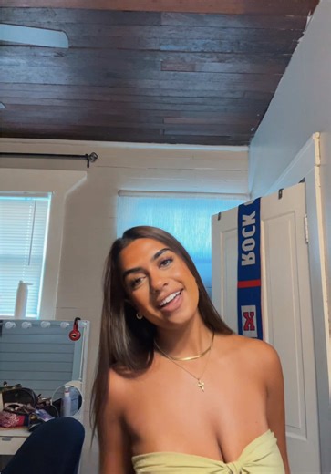 in graces room wearing ceci’s dress…THIS is sisterhood