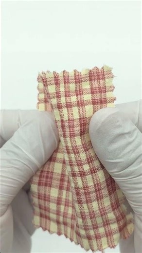 Check Woven Cotton Woven Fabric - FAB1861