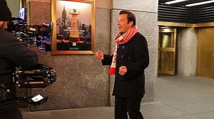 Jimmy Fallonseen is seen after awkward interview with The Costco Guys