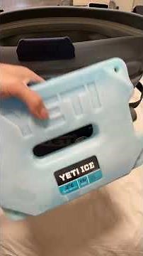 YETI thin ice vs standard large ice in YETI M20 Hopper Cooler Backpack #yeti #yeticoolers #camping