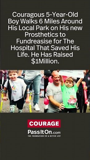 Boy Raises 1Million for Hospital That Saved Him