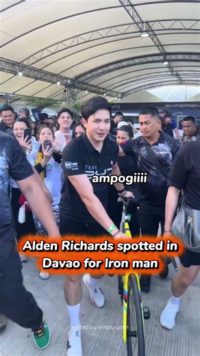 Alden Richards spotted in Davao for Iron Man 🥰 #aldenrichards #shortsviral