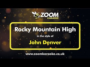 John Denver - Rocky Mountain High (Karaoke Version) with Lyrics On Screen