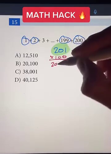 Math Hack: Quick Summation of Numbers and Geometry Tips