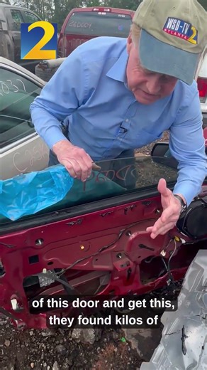 Meth found in doors of car at salvage yard