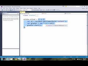 TypeScript in Visual Studio