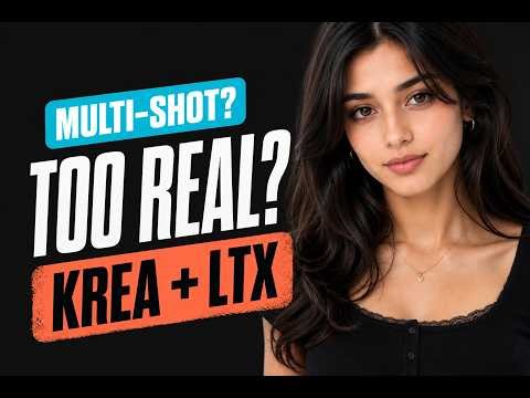 Multi-Shot AI Video From 1 Photo (Krea + LTX 2.5 Workflow)