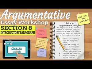 How To Write An Argumentative Essay: Introductory Paragraph