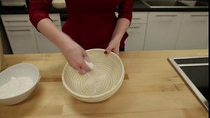 Frieling USA Brotform Round Bread Rising Basket and Liner, 7-Inch