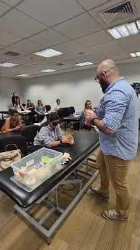 Tip to stimulate your sense of touch in the cranial bones.