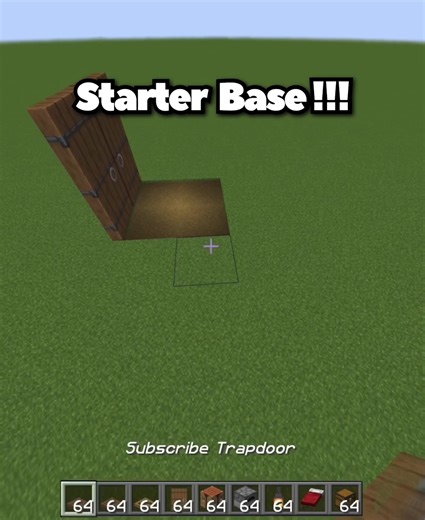 Minecraft Starter Base #Baseminecraftstarter