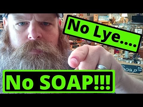 How to make soap | Making soap without lye is a lie! | No Lye.. No Soap!