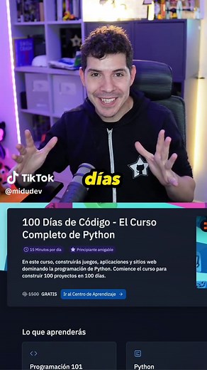Curso de Python: Aprende en 100 días desde cero