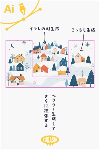 イラレでベクター生成してさらに拡張生成する #adobeillustrator #イラレTips毎日