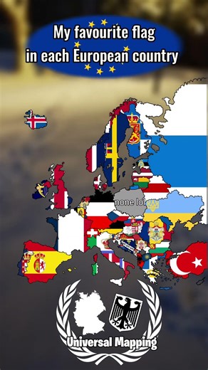 My favourite European flags of each country #europe #mapping #map #flag