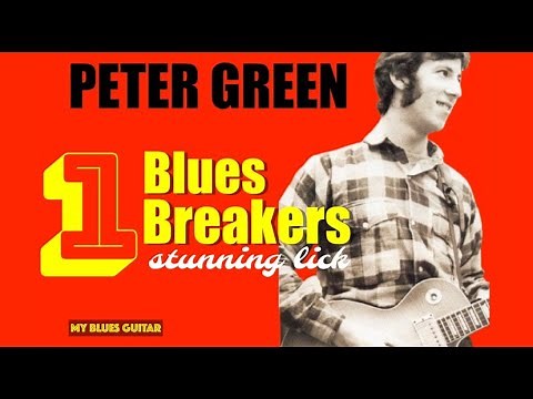 Peter Green Stunning Bluesbreakers Guitar Lick Lesson