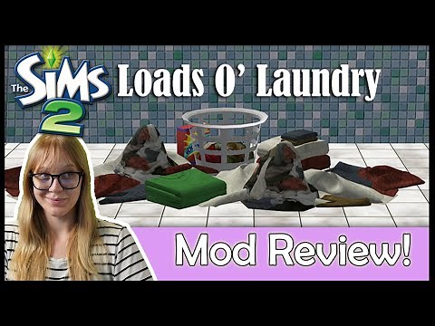 🔔AWESOME new mod for the Sims 2! Laundry mod review & breakdown!🔔
