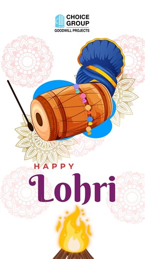 From crackling flames to heartfelt laughter, Lohri is a celebration of togetherness. 🪵💛 Happy Lohri to you and your loved ones. 🔥 #HappyLohri #LohriCelebration #FestivalOfTogetherness #WarmthAndJoy [Lohri, Lohri wishes, festival celebration, togetherness, warmth, joy, traditions, family time, festive greetings, harvest festival] | Choice Group - Goodwill Projects