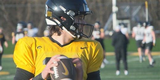 Iowa football spring practice features QB competition, offensive line moves, and transfer WR