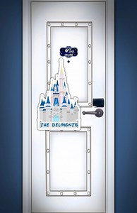 Disney Cruise Inspired Cinderella Castle Large Painted Character -perfect for Disney Cruise Line Stateroom Door, Disney Cruise Magnet - Etsy