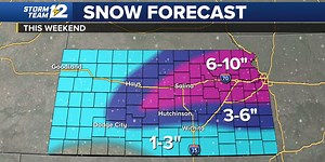 Winter storm arrives this weekend