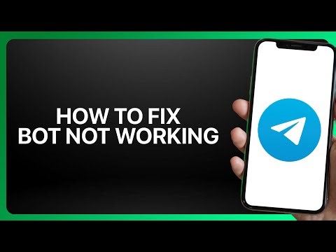How To Fix Telegram Bot Not Working in Telegram 2025! Tutorial
